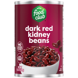 Food Club Dark Red Kidney Beans 15.5 oz