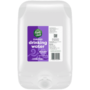 Food Club Purified Drinking Water 2.5 gal