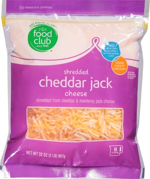 Food Club Cheddar Jack Shredded Cheese 32 oz