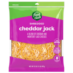 Food Club Cheddar Jack Shredded Cheese 32 oz