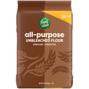 Food Club All-Purpose Unbleached Flour 25 lb