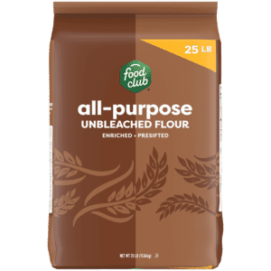 Food Club All-Purpose Unbleached Flour 25 lb