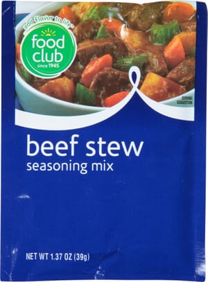 Food Club Beef Stew Seasoning Mix 1.37 oz