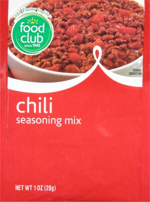 Food Club Chili Seasoning Mix 1 oz