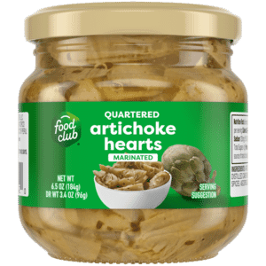 Food Club Marinated Quartered Artichoke Hearts 6.5 oz