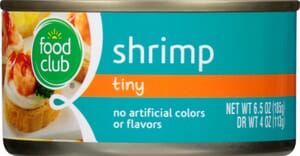 Food Club Tiny Shrimp 6.5 oz