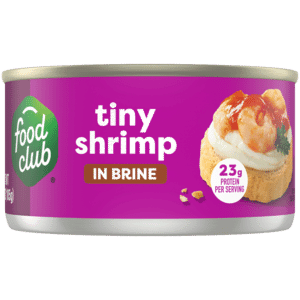 Food Club Tiny Shrimp in Brine 4 oz