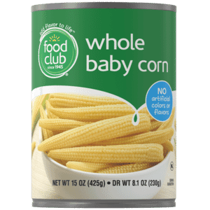 Food Club Whole Baby Corn 15 oz