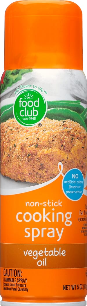 Food Club Non-Stick Vegetable Oil Cooking Spray 5 oz