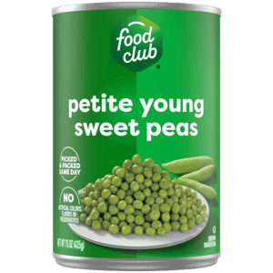 Food Club Petite Young Sweet Peas 15 oz