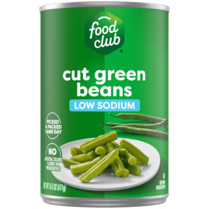 Food Club Low Sodium Cut Green Beans 14.5 oz