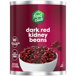 Food Club Dark Red Kidney Beans 30 oz