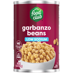 Food Club Low Sodium Garbanzo Beans 15.5 oz