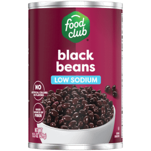 Food Club Low Sodium Black Beans 15.5 oz