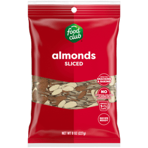 Food Club Almonds Sliced 8 oz