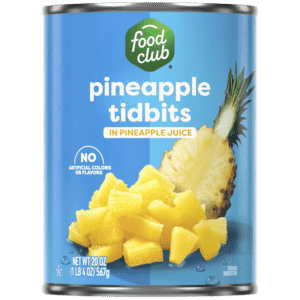 Food Club Pineapple Tidbits in Pineapple Juice 20 oz