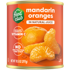 Food Club Mandarin Oranges in Natural Juice 10.5 oz