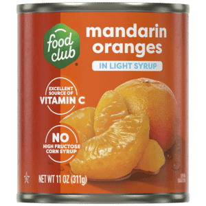 Food Club Mandarin Oranges in Light Syrup 11 oz