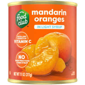 Food Club Mandarin Oranges in Light Syrup 11 oz
