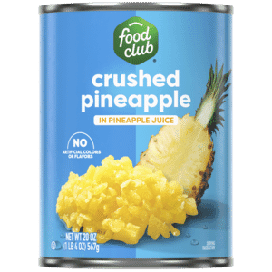 Food Club Crushed Pineapple in Pineapple Juice 20 oz