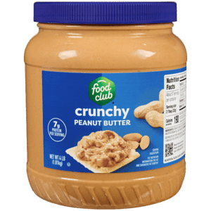 Food Club Crunchy Peanut Butter 4 lb