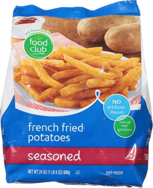 Food Club Seasoned French Fried Potatoes 24 oz