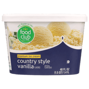 Country Style Vanilla Flavored Premium Ice Cream