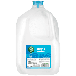 Food Club Spring Water 1 gal