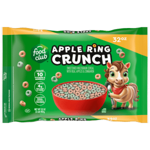 Food Club Apple Ring Crunch Cereal 32 oz