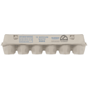 Food Club White Medium Eggs 12 Each