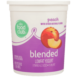 Peach Blended Lowfat Yogurt