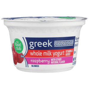 Raspberry Blended Greek Whole Milk Yogurt