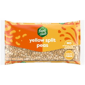 Food Club Yellow Split Peas 16 oz