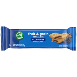 Food Club Fruit & Grain Blueberry Cereal Bars 8 – 1.3 oz Bars