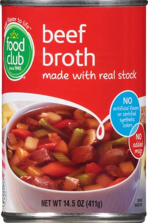 Food Club Beef Broth 14.5 oz