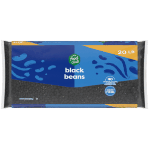 Food Club Black Beans 20 lb