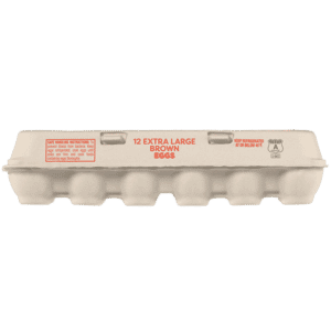 Food Club Brown Extra Large Eggs 12 Each