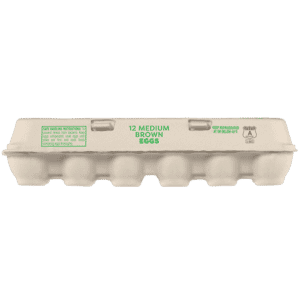 Food Club Brown Medium Eggs 12 Each