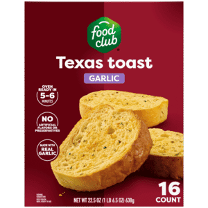 Food Club Garlic Texas Toast 16 Each