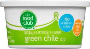 Food Club Green Chile Dip 12 oz