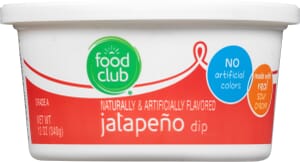 Food Club Jalapeno Dip 12 oz