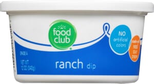 Food Club Ranch Dip 12 oz