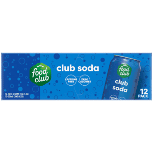 Food Club Club Soda 12 – 12 fl oz Cans