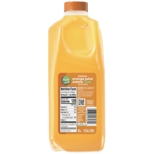 Food Club No Pulp Original 100% Orange Juice 0.5 gal