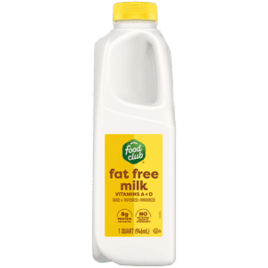 Food Club Fat Free Milk 1 qt