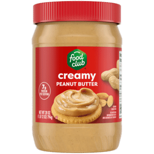 Food Club Creamy Peanut Butter 28 oz