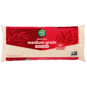 Food Club Enriched Medium Grain White Rice 48 oz