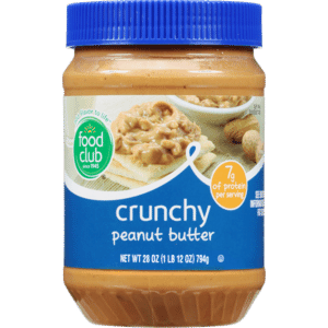 Food Club Crunchy Peanut Butter 28 oz