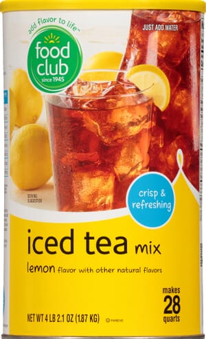 Food Club Lemon Flavor Iced Tea Mix 4 lb