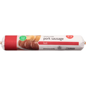 Food Club Hot Country Style Pork Sausage 32 oz